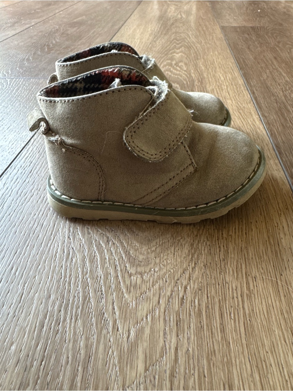 Cherokee Toddler Tan Suede Ankle Boots